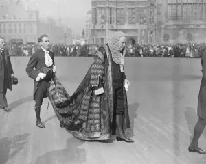Michaelmas Law Sittings : Judges attend Westminster Abbey service. Lord Haldane