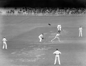 Sport Prints: Middlesex V Kent at Lords. Murrell (Middlesex) keeping wicket. 13 May 1920