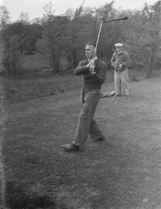 Drive Prints: Millwall footballers enjoy a break from the pitch and relax on the Beckenham golf course