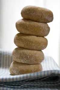 Pretty Prints: Mini ring doughnuts credit: Marie-Louise Avery / thePictureKitchen / TopFoto