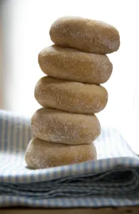 Mini ring doughnuts credit: Marie-Louise Avery / thePictureKitchen / TopFoto