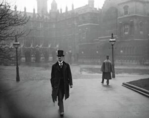 Exterior Collection: Minister break up for Christmas Mr Neville Chamberlain leaving the House of Commons
