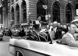 Personality Prints: Miss Althea Gibson, who has just become Ladies Singles lawn tennis champion at Wimbledon