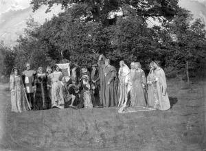 Re Enactment Prints: Miss C. Hall, Pagent, Kent Womens Institute, Group. 1934