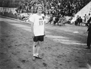Miss Callibut, 100 yards champion. 1922