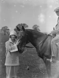 Miss Edna Maude the seventeen year old dancer on holiday at Bridgewater 25 June 1923