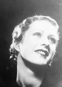 Miss France. Mlle Simone Bariller, considered a perfect example of French beauty
