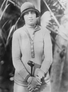 Miss Glenna Collett. Miss Glenna Collett, the 22 year old women golf champion