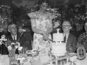 Miss Hakens coming of age party. 1935