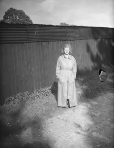 Miss Lillian Meads at Ridley Court Farm in New Ash Green, Kent, where a fire happened