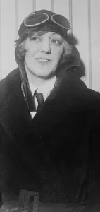 Miss Mabel Boll, who will accompany Mr Levine on his attempted East to West Atlantic flight