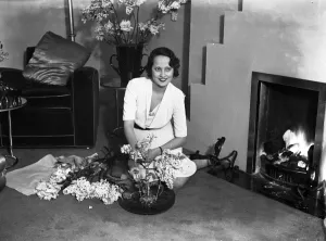 Actress Prints: Miss Merle Oberon, the British film star who created so much interest in the film