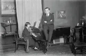 Miss Ruby Helder with her husband Mr Bonestell 8 January 1925