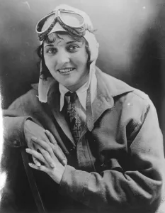 Pioneer Prints: Miss Ruth Elders attempt to fly the Atlantic. Miss Elder. 23 September 1927
