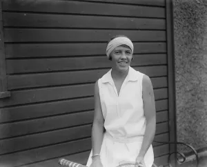 Miss Tapscott, the South African tennis star. 18 May 1927