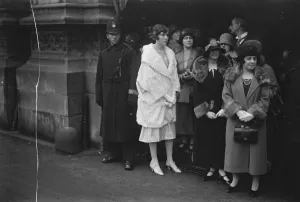 Wedding Inspiration Prints: Miss Verney daughter of Mr Harry Verney of the Royal Household 6 March 1926