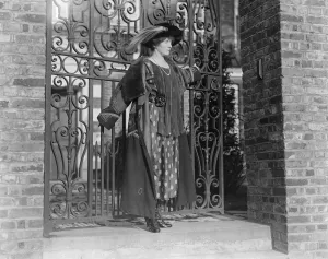 Miss Winifred Graham ( Mrs Theodore Cory ) at the residence Old Place Hampton