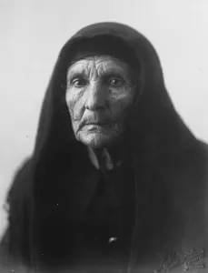 Greek Prints: Mlle Irene Cosyris, who celebrated her 112th birthday on 1st December. She lives