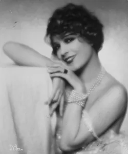 Mlle Lily Damita, film star. 23 January 1928