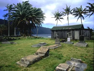 Molokai Island, Hawaii. The house formerly occupied by the last Kahuna magician