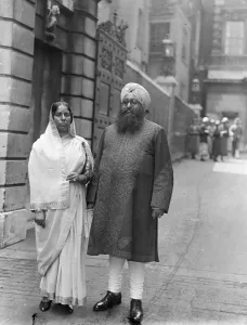 Moluan Singh, member of the Council of India a guest at Royal Garden Party at Buckingham Palace