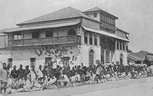 Indigenous Prints: Mombasa in Kenya The head office of the British East Africa Corporation March 1922