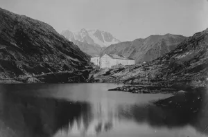 Lake Prints: Monks proposal to open a hotel at the Grand St Bernard Hospice. The chapter of