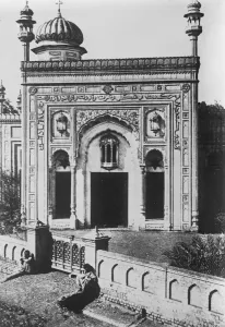 The Mosque like church. The recently erected Christian church in Peshawur, which