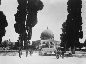 British Prints: Mosque of Omar, Jerusalem. September 1929