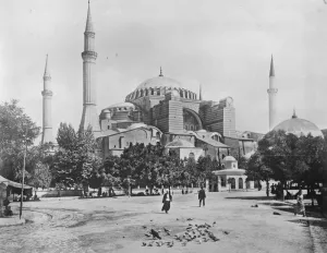 The mosque of St Sophia, Constantinople 1925