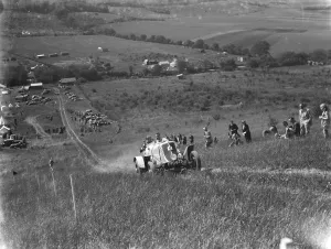 Motor hill climb at Farningham. 26 May 1937