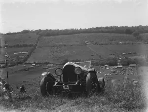 Motor hill climb at Farningham. 26 May 1937