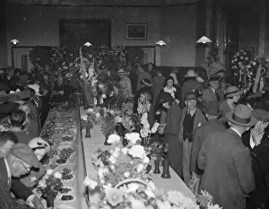 Flower Collection: The Mottinngham Horticultural Show in Kent. 1938
