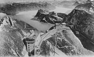 Mount Pilatus and Lake of Lucerne. 27 September 1920