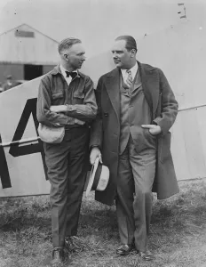 Mr C Chamberlin commences his Atlantic flight. Clarence Duncan Chamberlin ( November