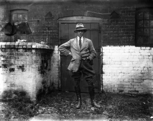 Wall Prints: Mr C L Ager, steeplejack. 1922
