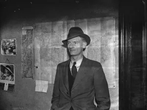 Furniture Prints: Mr C Topham in the office. 1937