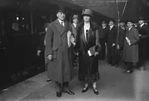 Mr Chamberlain leaves for the security pact conference Mr Austin Chamberlain