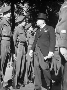 Mr Churchill Receives Freedom Of The Borough Of Brighton He was received by the Mayor