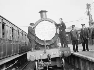 Platform Prints: Mr David Behar poses on a train for the Dartford Division of Kent Conservative