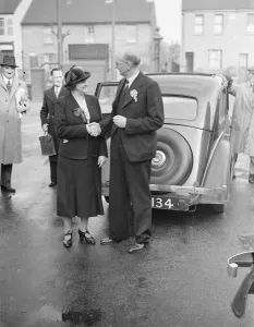 Mr Godfrey Mitchell, Conservative ( National goverment candidate ) and Mrs Janet