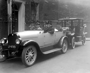 Mr Highams deputation at Downing Street on the fares question. 28 July 1920