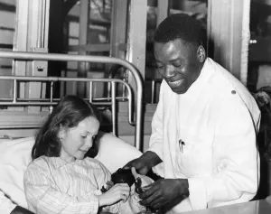 Black Prints: Mr J K Ackaa of Nigeria is a male nurse student at Queen Marys Hospital, Sidcup, Kent