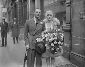 Mr Ormonde J Wedlake and Miss Elwy Jones ( daughter of Mr and Mrs Stanley D Jones