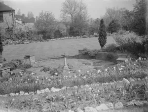 Mr Swans house and garden at 21 Rectory Lane in Sidcup, Kent. 1939