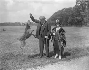 Mr Walter Hackett and his wife Miss Marion Lorne August 1924