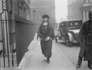 Coat Prints: Mrs Austen Chamberlains reception. Mrs Austen Chamberlain held a reception at 11