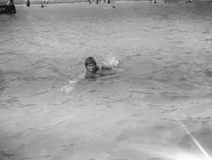 Mrs Corson, who is to attempt to swim the channel. 12 August 1926