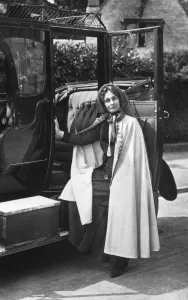Mrs Emmeline Pankhurst (1858-1928) English suffragette. Founder of the Womens Social