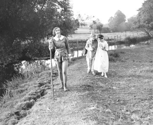 Mrs Hall at the front in the Eynsford Pageant, Kent 1939